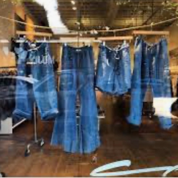 NWT CP Shades Sloane In Bleached Indigo Linen - Picture 9 of 16